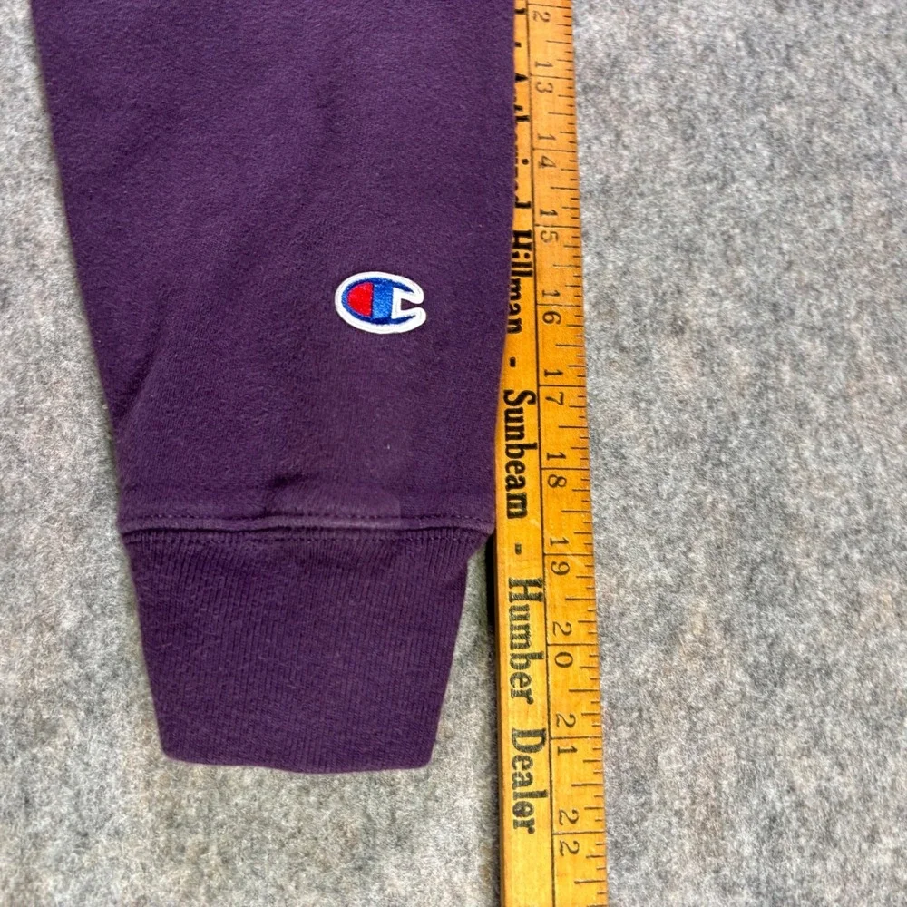 CHAMPION Reverse Weave Hoodie Sweatshirt Size L Plum Purple Pullover Grunge‎ VTG